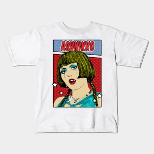 Ashnikko Pop Art Comic Style Kids T-Shirt